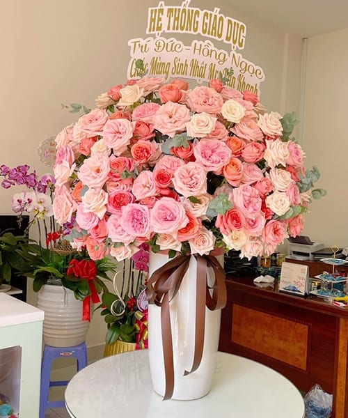 binh hoa cao cap tang chuc mung   sn046