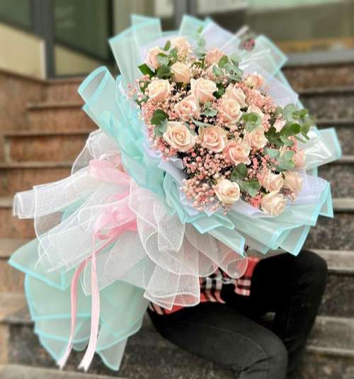 hoa bo cam tay sang trong   hb369