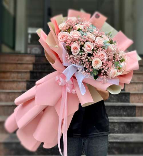 hoa sinh nhat bo cam tay   hb368